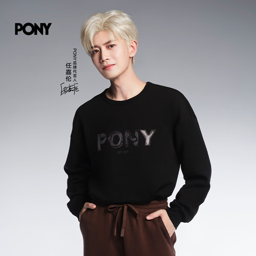 PONY经典针织圆领卫衣