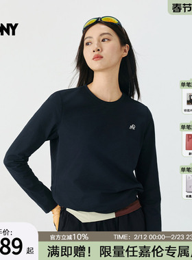 PONY1972女士运动长袖2025秋季新款经典圆领7A抗菌卫衣253W2BT48