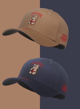 【特价原创瑕疵处理】大脸圆方脸显小硬顶加宽帽檐棒球帽