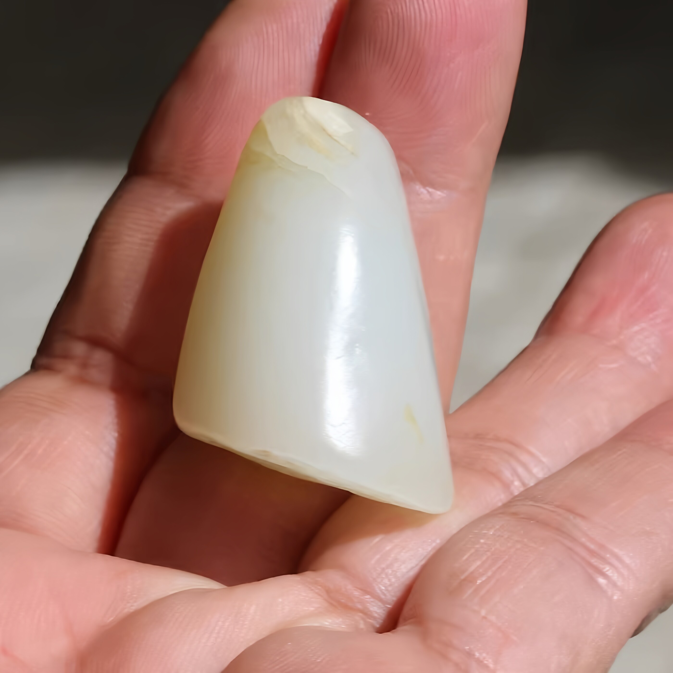 【小胡子玉器】和田玉 籽料 精白籽  羊脂玉 原石 做料