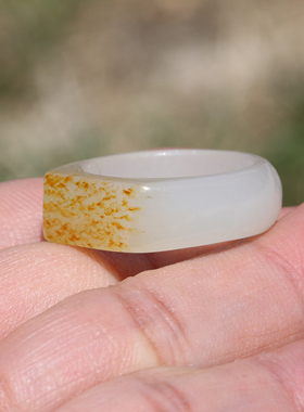 和田玉18mm羊脂玉手饰