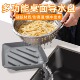 硅胶滤水篮斜坡导流开口盘方形沥水盘厨房水槽洗菜盆果蔬滤水神器