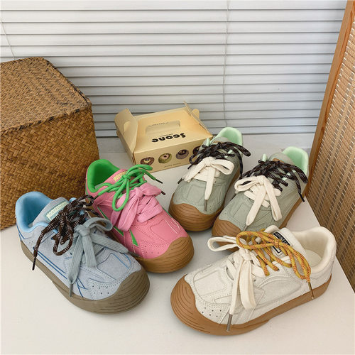 增高德训鞋新款女鞋板鞋美式高街 夏季鞋子女款小白鞋运动休闲鞋
