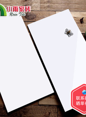 佛山纯白色卫生间哑光阳台砖瓷片