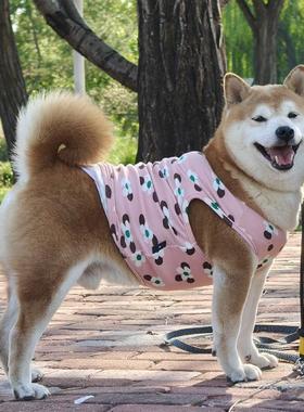 大狗狗衣服春秋款金毛中大型犬宠物拉布拉多柴犬金毛萨摩边牧背心