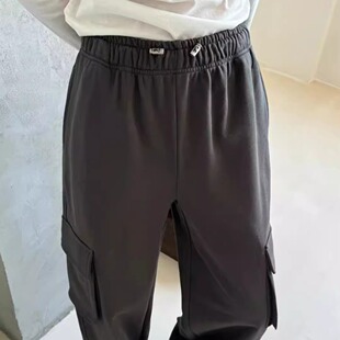 收脚卫裤 春款 大口袋宽松时尚 XDX休闲工装 显瘦百搭懒人风纯色 新品