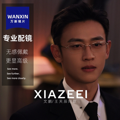 文鹏同款斯文败类防蓝光眼镜