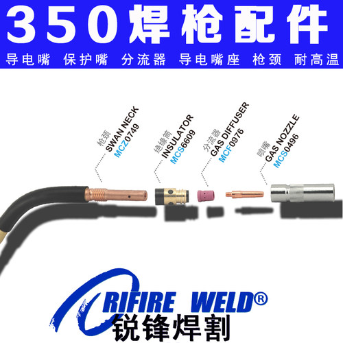 瑞凌二保焊配件大全350