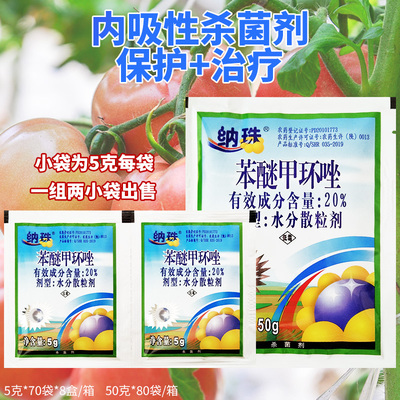 20%蔬菜叶斑病苯醚甲环唑