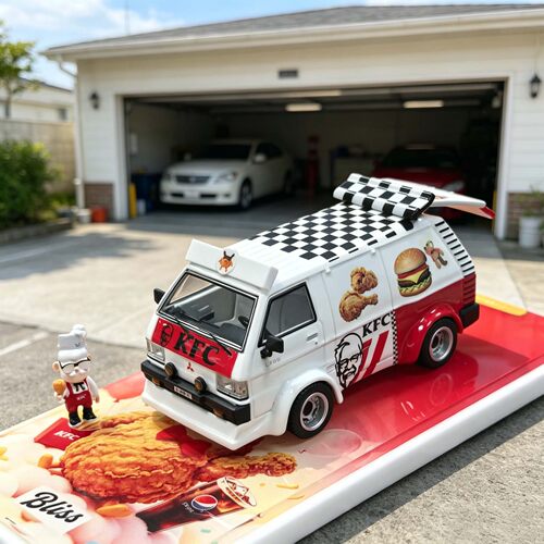 Bliss三菱 得力卡肯德基涂装马来西亚会展限定款1:64合金车模