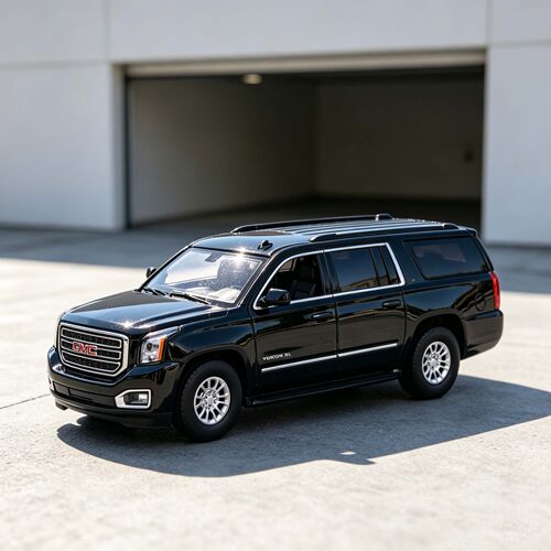 596 1:64 GMC Yukon育空XL 美国特工政务常用车 合金汽车模型