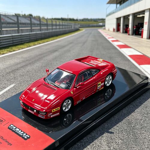 TW 1:64 法拉利Ferrari 348 Challenge标准红 合金汽车模型
