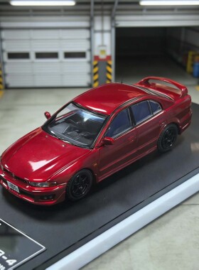 现货 Bliss 1:64  三菱 戈蓝Galant  VR-4 拉力红 合金汽车模型