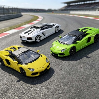 CLASSIC GARAGE 1:64 LP700敞篷 磁吸后盖  磁吸顶棚为合金车模