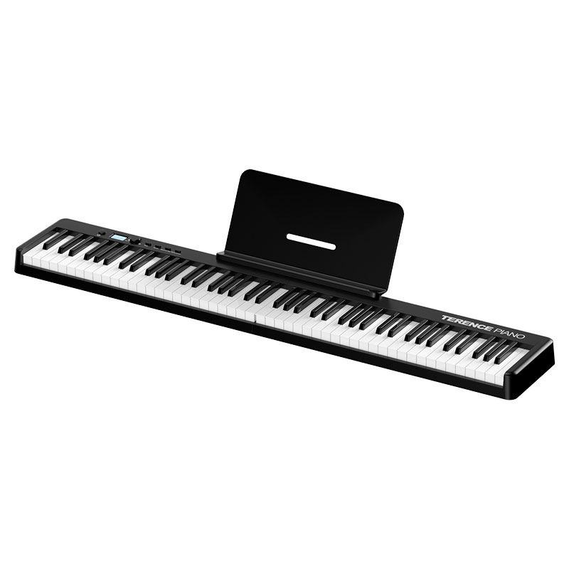 便携钢琴88键电子钢琴加厚手卷式折叠电子琴MI蓝牙充电 折叠钢琴