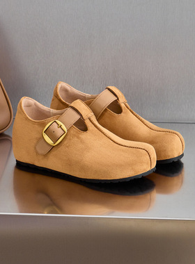 32码小码内增高5厘米勃肯鞋厚底小个子百搭单鞋软底软面玛丽珍鞋