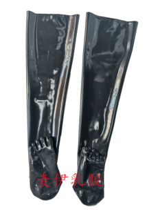 乳胶长筒袜 stockings 五指袜长筒袜 latex 定制 高筒袜