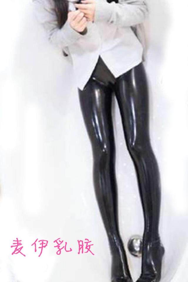 MY 乳胶紧身裤 连裤 贴身乳胶裤袜 Latex Leggings 乳胶衣
