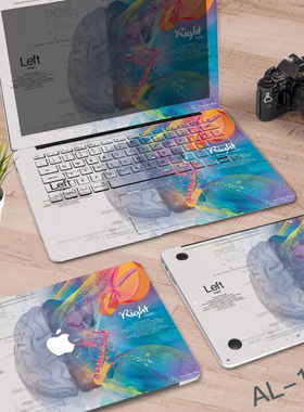 适用Mac苹果笔记本电脑保护贴膜MacBook外壳air13pro1516装饰贴纸