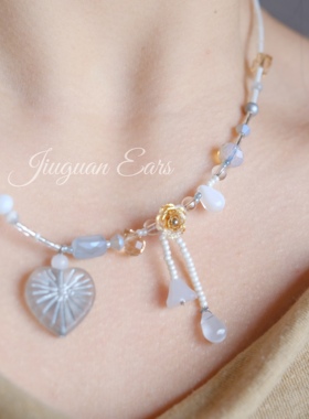 坠星｜酒馆原创自制项链冷淡百搭简约项链颈链文艺复古cleanfit