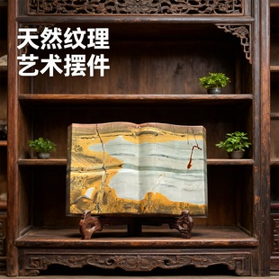 饰送礼佳品风水摆件GTS1 国画石奇石一本万利家居装 特价 多款