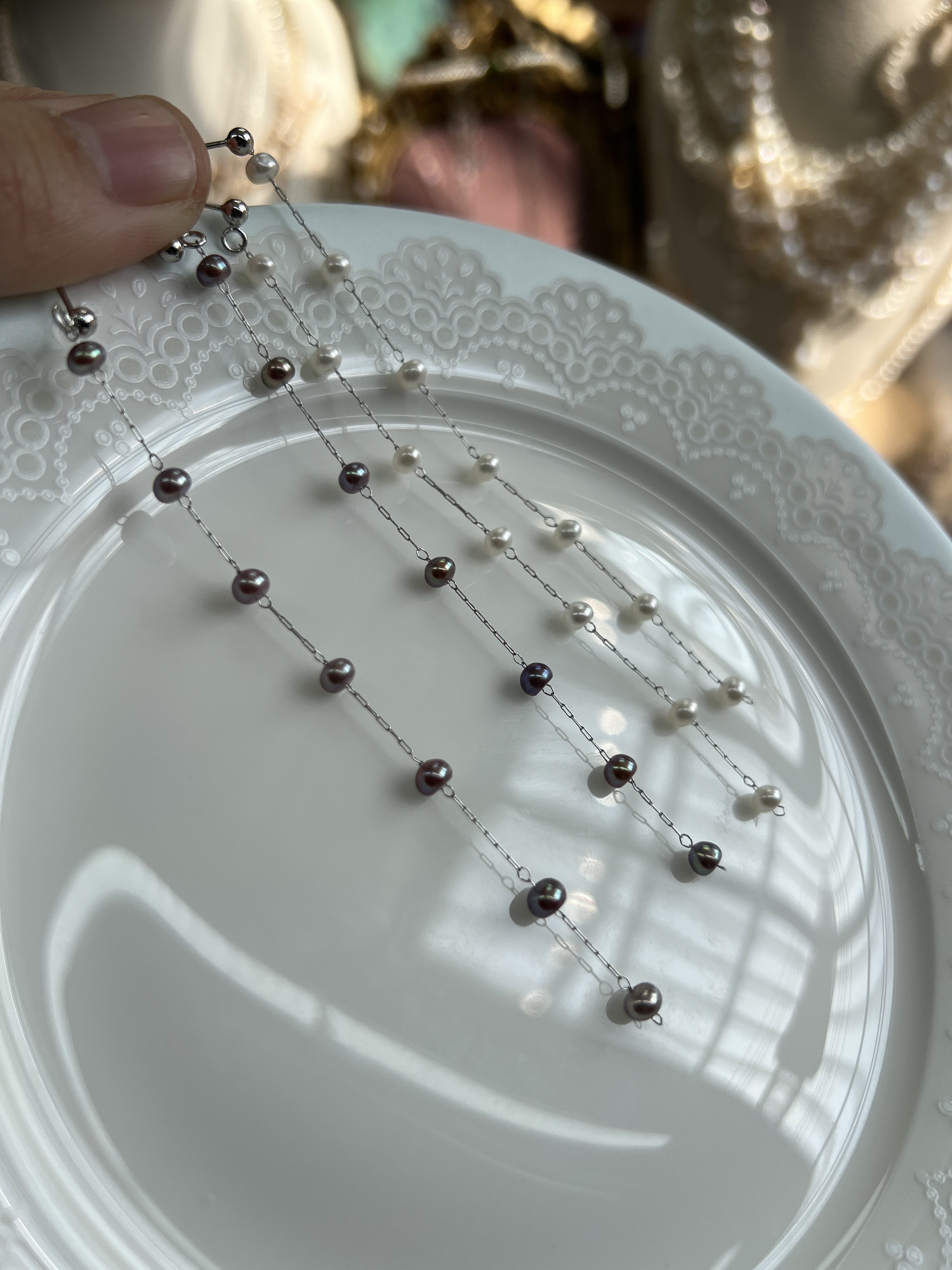 极光珍珠耳线天怪色耳线925银针修身脸型耳线复古时尚风极光耳环,珠宝/钻石/翡翠,耳饰,淘宝优惠券,粉丝福利购,淘宝优惠卷