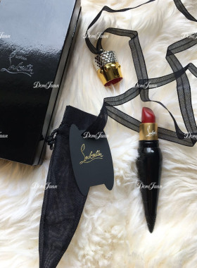 Christian Louboutin萝卜丁女王权杖哑光丝绒口红cl亮面丝缎唇膏