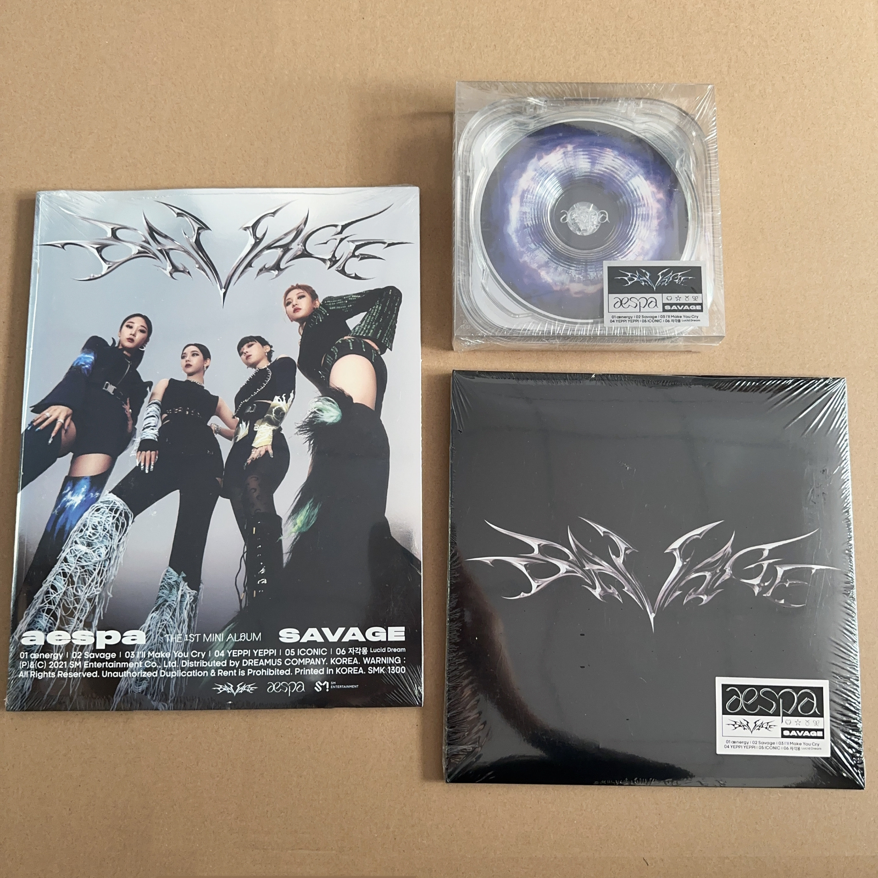 Free shipping in stock aespa Savage mini series Ryu Ji Min WINTER debut album has a poster