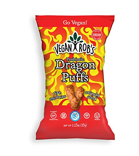 Vegan Robs Puffs, Dragon | Made with Probiotics,