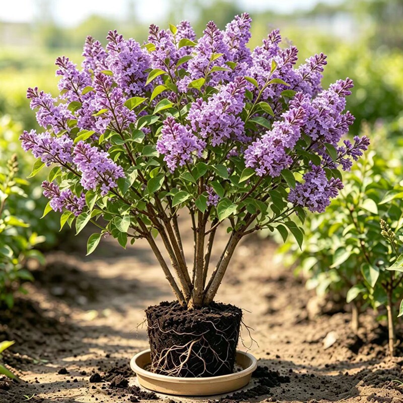 丁香花树苗浓香花苗花卉植物耐寒庭院四季室外别墅白紫丁香花盆栽
