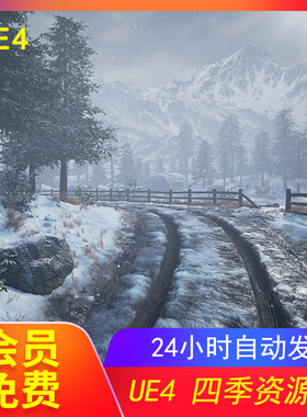 UE5虚幻Procedural Nature Seasons Pack 程序化自然环境4.26~5.0