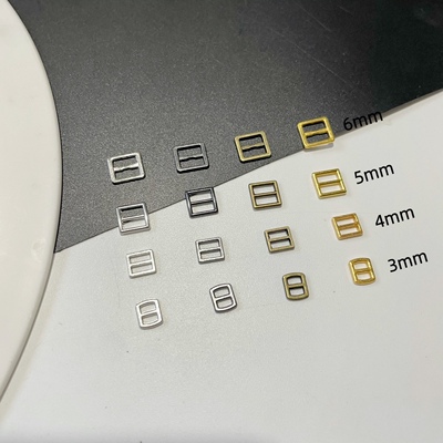 3mm4mm5mm6mm迷你日字扣 超小调节扣 DIY手工五金配件BJD娃衣辅料