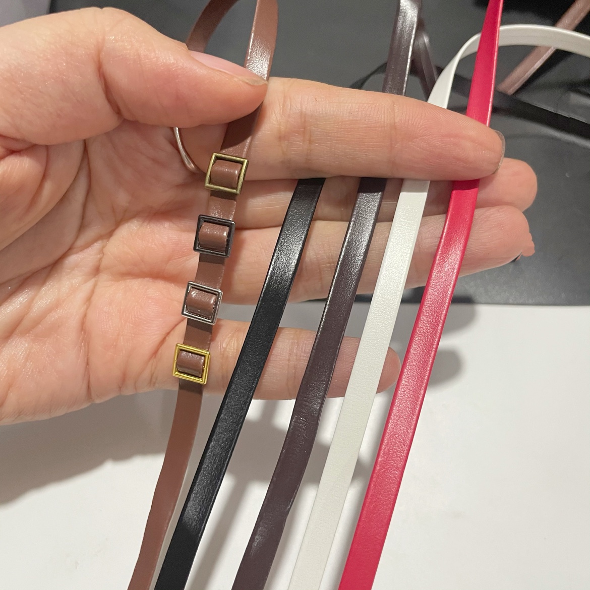 3mmBJD娃衣鞋DIY饰品手工材料配件pu仿皮绳皮带皮条压条黑色压条