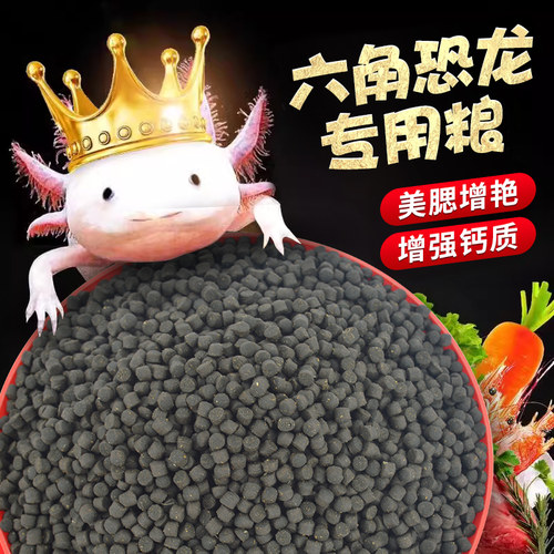 六角恐龙鱼饲料粮食下沉型蝾螈粮