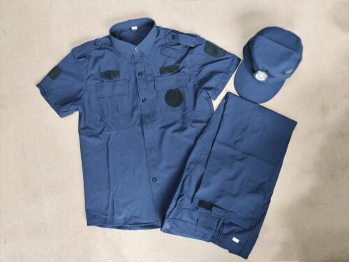 夏季短袖兰色速干服511保安作训服训练服户外工作服套装