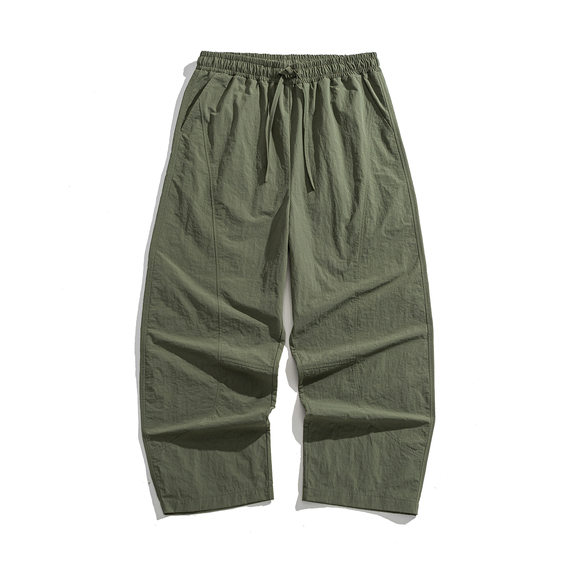 2026白底平铺春夏新款直筒宽松大码弯刀裤情侣长裤B378-K50-P50，男装休闲裤，电商B378（原B341）