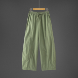 春夏新款日系宽松大码哈伦长裤男女同款伞裤弯刀裤B378-K50-P50，男装休闲裤，电商B378（原B341）