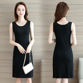 2025夏季 内搭背心吊带打底裙内衬裙连衣裙 大码 新款 莫代尔女中长款