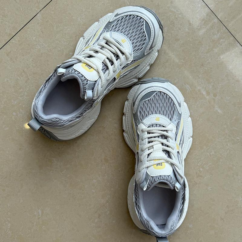 小个子增高老爹鞋女2025春季新款轻便厚底显脚小休闲运动鞋ins潮