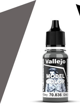 Vallejo西班牙AV70836/186伦敦灰水性环保模型漆手涂基础通用