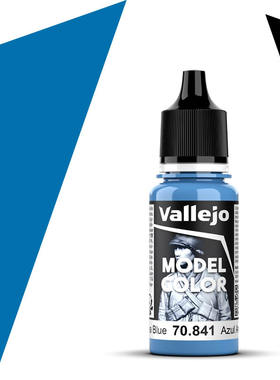 vallejo西班牙AV70841/066安德利亚蓝水性环保模型漆手涂基础通用