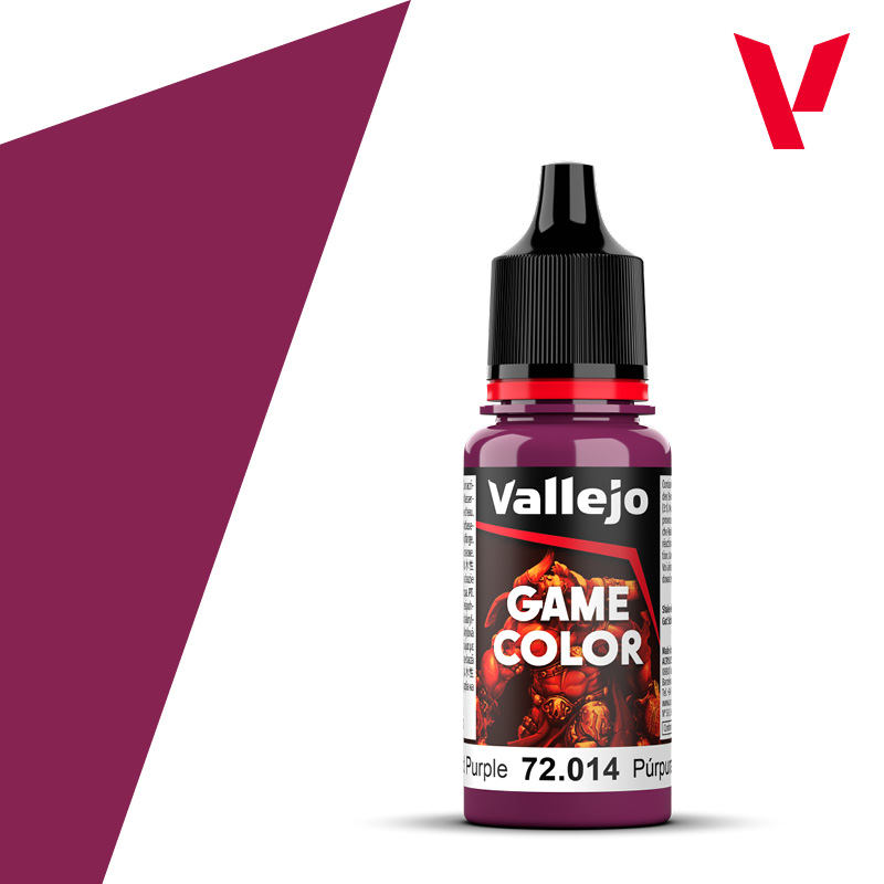 Vallejo西班牙AV72014/027军阀紫水性环保模型漆手涂GAME游戏色