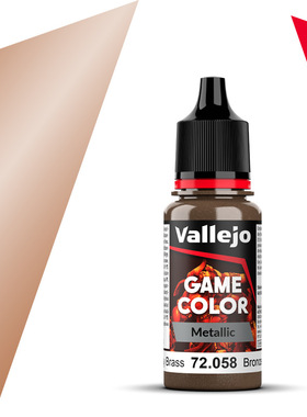 vallejo西班牙AV72058/127黄铜水性环保模型漆手涂GAME游戏色