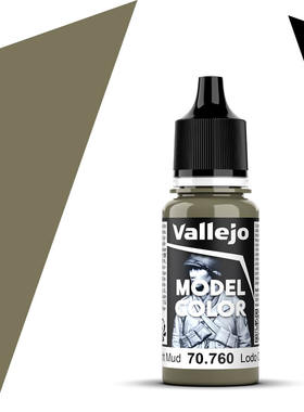 vallejo西班牙AV70760/103浅泥浆色Light Mud水性模型漆