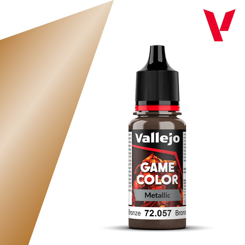 Vallejo西班牙AV72057/126亮青铜水性环保模型漆手涂GAME游戏色