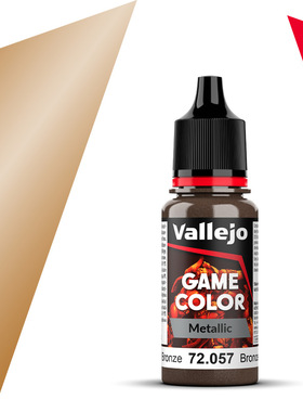 vallejo西班牙AV72057/126亮青铜水性环保模型漆手涂GAME游戏色