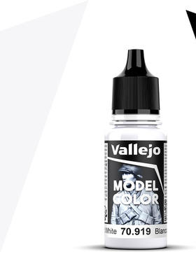 Vallejo西班牙AV70919/002冷白保模型漆手涂基础通用