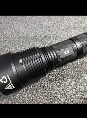 COLTX5调焦手电变焦手电26650强光透镜手电XML2 XHP50摄影补光