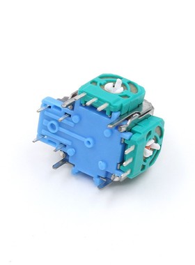 PS4手柄绿色蓝底3D摇杆 PS4 3D 操纵遥感 PS5手柄组装摇杆