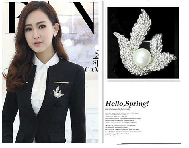 Broche femme en Zircon diamant - Ref 1171234 Image 4